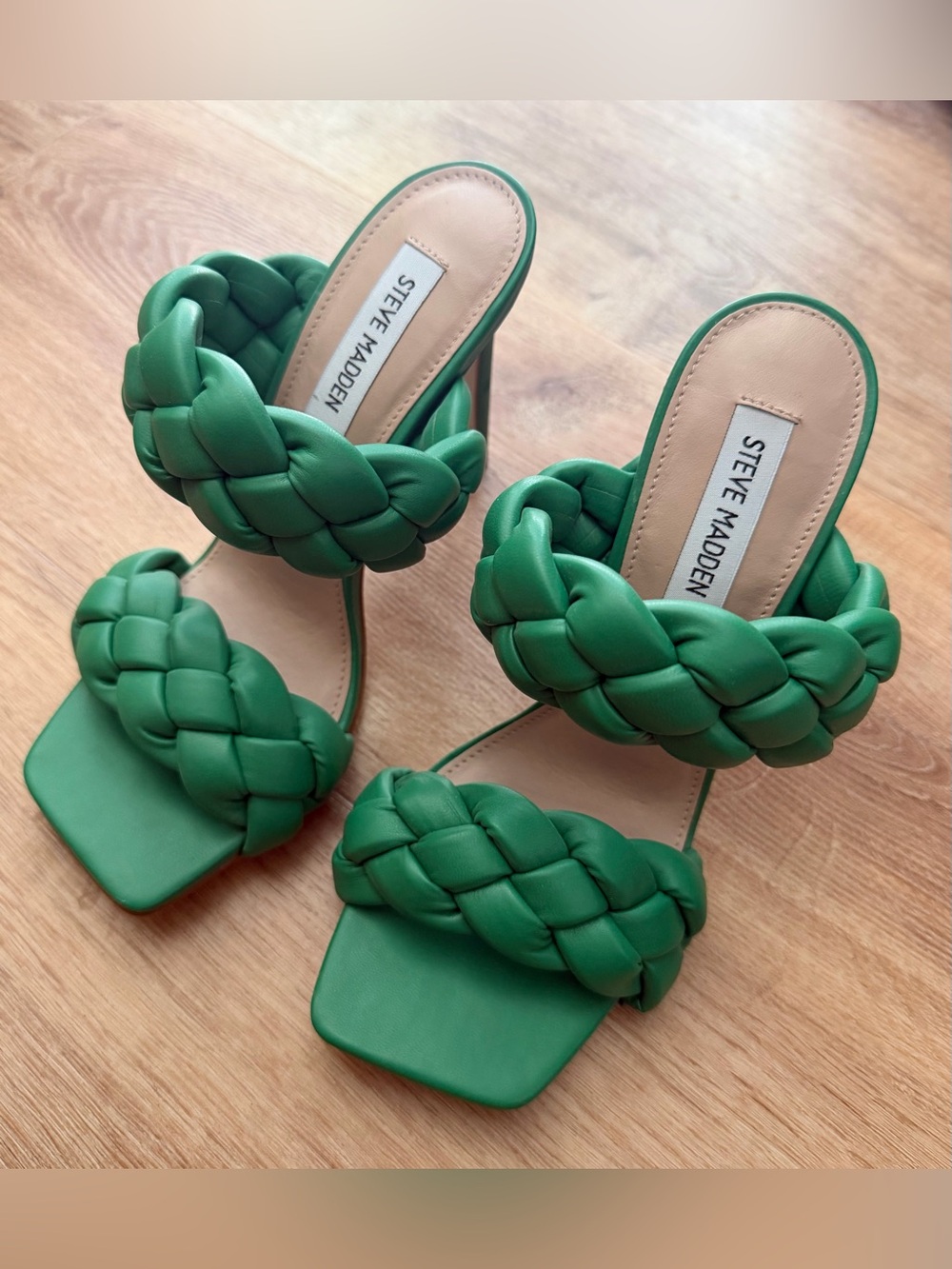 Steve Madden Green Kenley Sandals